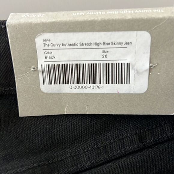 NWT Everlane The Curvy Way-High® Skinny Jean in Ash Size 26 Ankle - Picture 11 of 14
